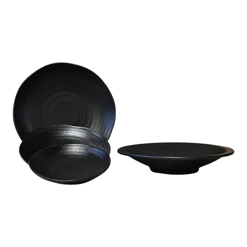 Service de table 4 pièces, service pour 4 Ebony