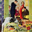 « doggy buffet » par richard sargent, reproduction d’art sur toile tendue-15881430