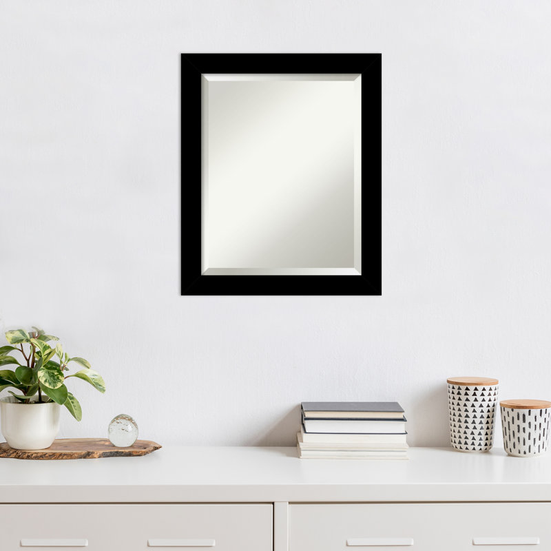 Miroir mural Basic Basic, Noir, 25.5" x 21.5"