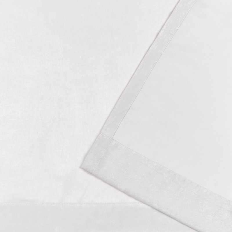 Semi Sheer Curtain Pair, Silver, 54" W x 96" L