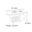 Table basse de rangement mobile en ardoise pour petit appartement-666709382-666709383