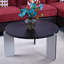 Ensemble de 2 tables basses rondes et de bout gigognes, petits espaces, salon et chambre à coucher-1519451547-1519451546