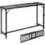 Table de bar pliante d'extérieur avec plateau en filet imperméable, table de patio portable-133044520
