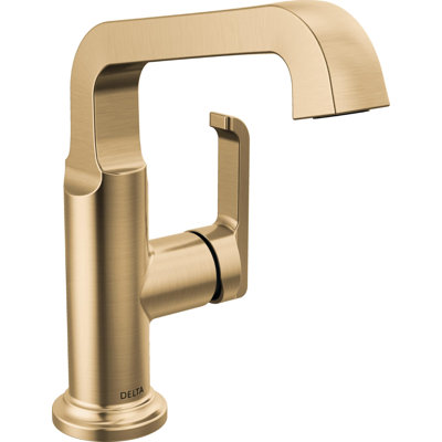 Tetra Single-Hole Bathroom Faucet with Drain