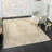 Machine Washable Traditional Oriental Beige/Ivory Waterproof Rug-151208829