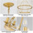 Mccormick 54-Light-Wagon Wheel Chandelier, Farmhouse Wagon Wheel Chandeliers For Dining Room, Round Chandelier For Living Room, Foyer, Entryway-499969890-499969892-499969897