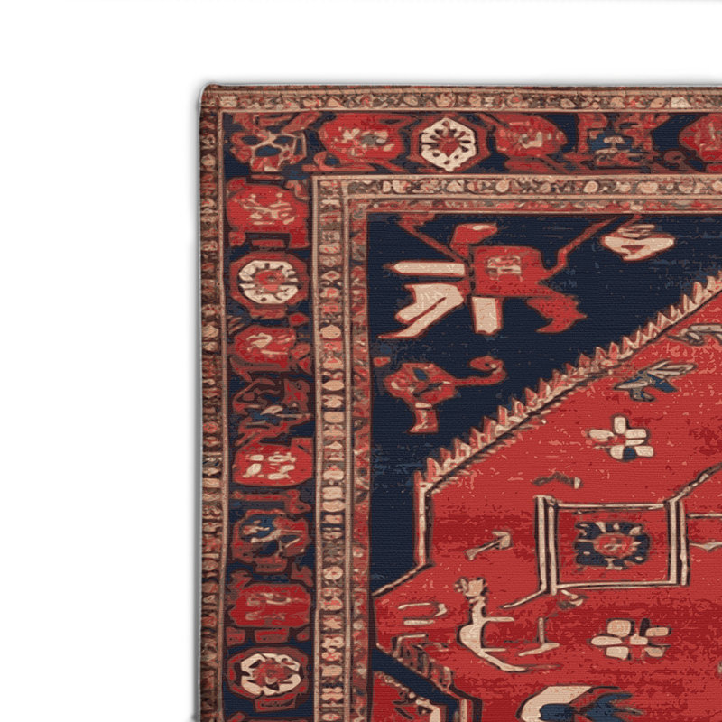Tapis turc intérieur et extérieur brun, Rectangle 4pi x 6 pi