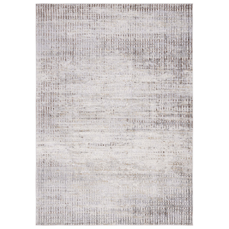 Tapis beige / gris clair Palma 320, Rectangle 5 pi 3 po x 7 pi 6 po