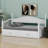 Daybed With Trundle Bed, Extendable Daybed With Two Storage Drawers-308606395