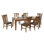 Apasra 42 " Extendable Rectangular with Solid Wood Base Dining Table
