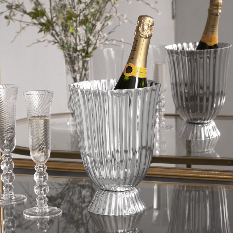 Vintage Handmade Aluminum Table Vase