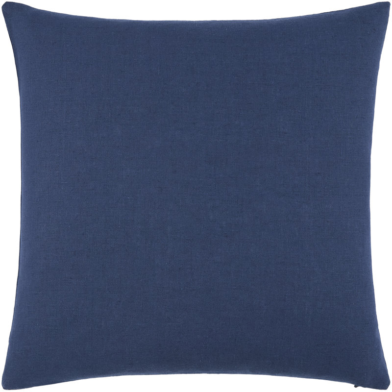 Dilip Accent Pillow, Square 18", Navy Blue