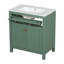 Meuble-lavabo 30 po avec lavabo en céramique-330063152-281973581