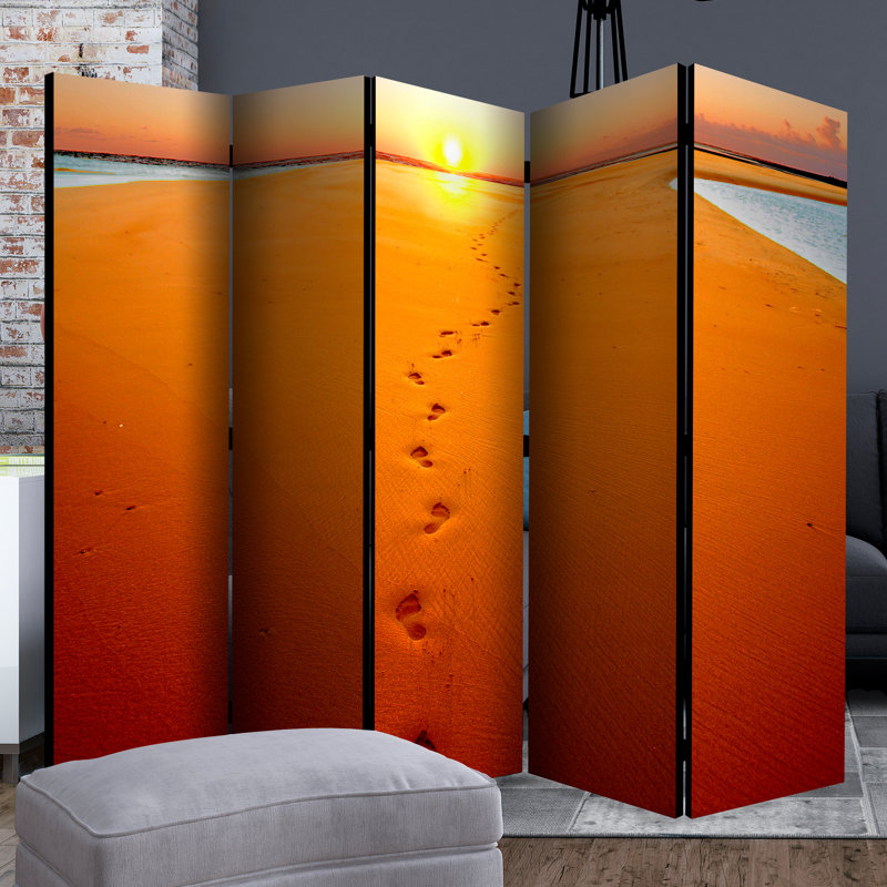 Magna 225cm W x 172cm H 5 - Panel Folding Room Divider