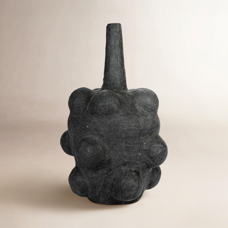 Handmade Paper Mâche Bubble Vase