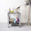 70 cm Tea Wine Serving Cart for Kitchen Accessories, Drinks Trolley with Wheels