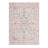 Vintage Floral Rug 10x13 FT Large Washable Rug for Living Rooms, Soft Thin Non Shedding Carpet, Low Pile Foldable Indoor Printed Mats, Farmhouse Oriental Carpet for Hotel, Pink-1065976374-1065976366