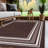 Quiogue Brown Non-Slip Area Rug-1221178789