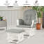Chaise berçante avec repose-pieds Bahrudin Harriet Bee-630273713-630234361