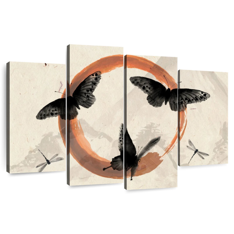 Kerrick Enso Butterflies, 22" H x 36" W