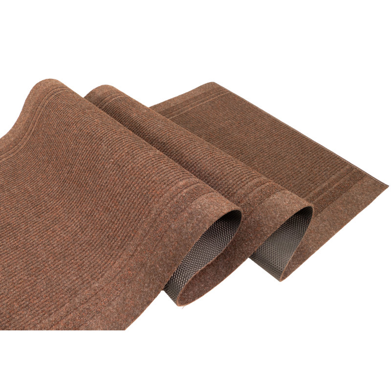 Tapis de couloir brun léger intérieur / extérieur léger, Tapis de couloir 2 pi 2 po x 15 pi