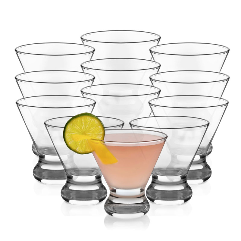 Verres de fête Libbey Cosmopolitan Martini, 8,25 onces, ensemble de 12