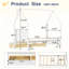 Structure de lit simple pour enfants, lit Montessori avec 2 tiroirs de rangement, lit simple en bois avec tête de lit, aucun sommier requis, assemblage facile-1034809258