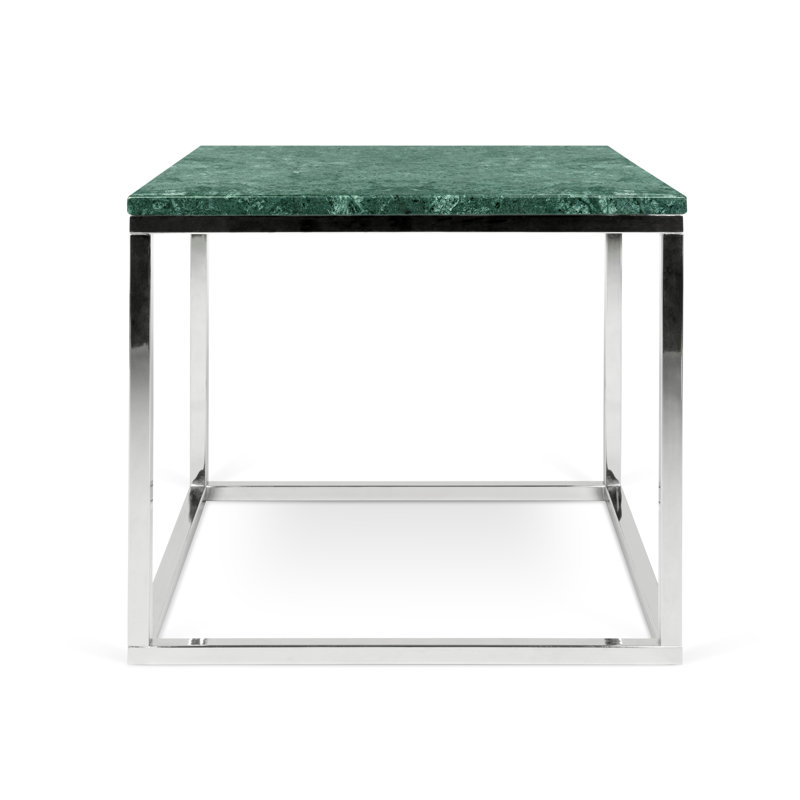 Ryleigh Frame End Table, Green, Chrome