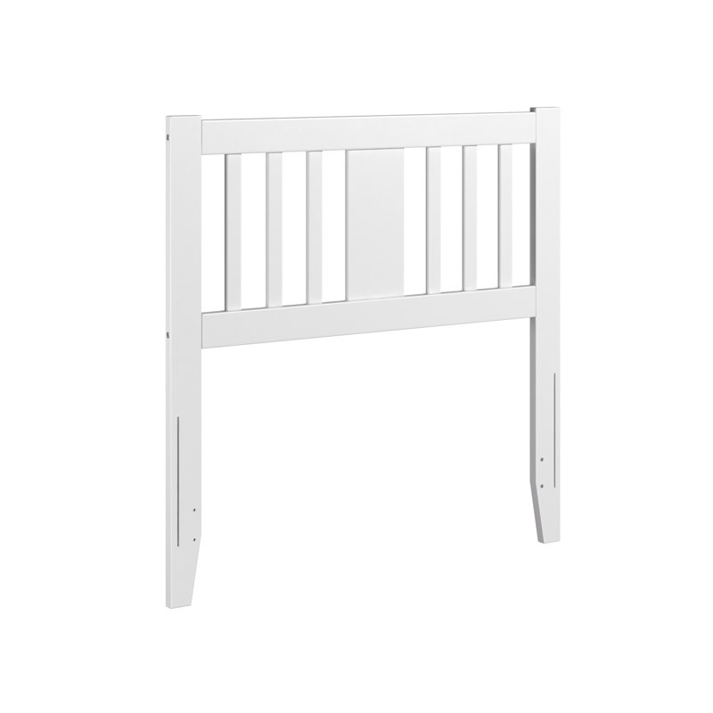 Zosia Solid Wood Headboard, White, Twin