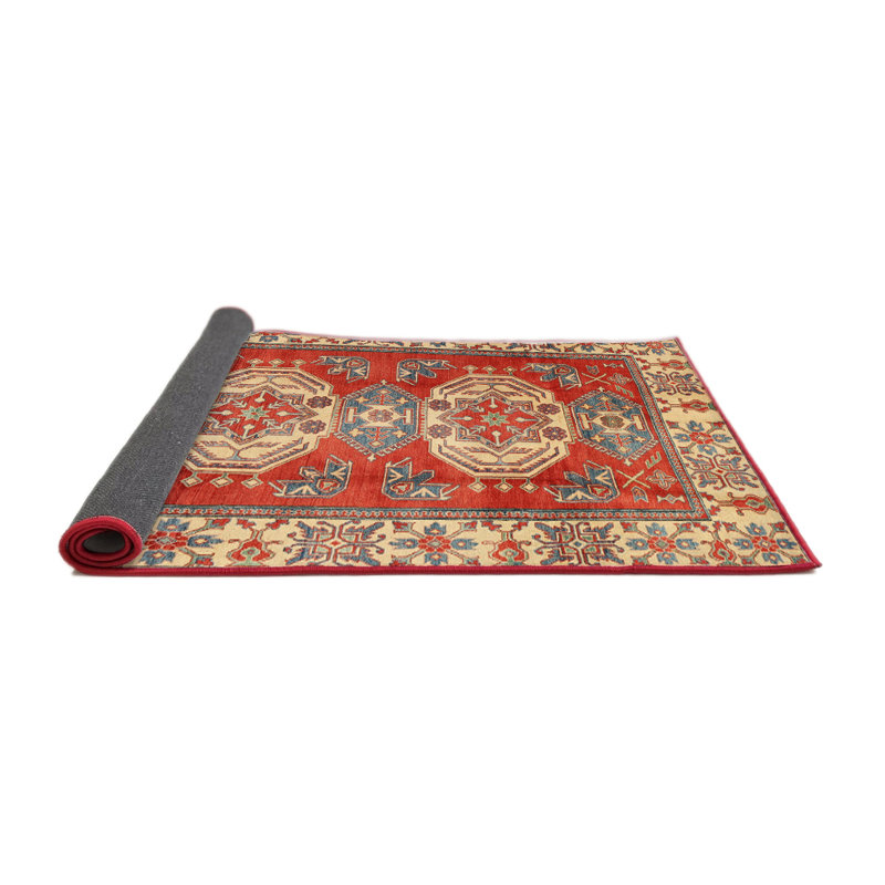 Tapis rouge à motif sud-ouest, Rond 5 pi