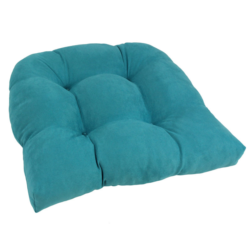 Outdoor 5'' Seat Cushion, Aqua Blue