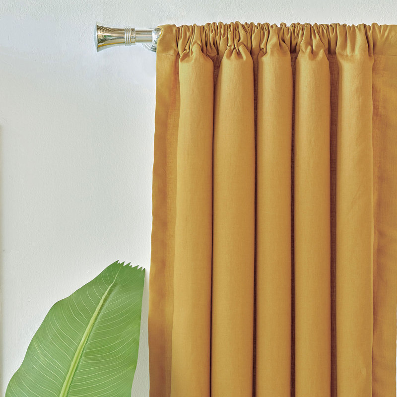 Charlie Room Darkening Curtain, 96" W x 84" L