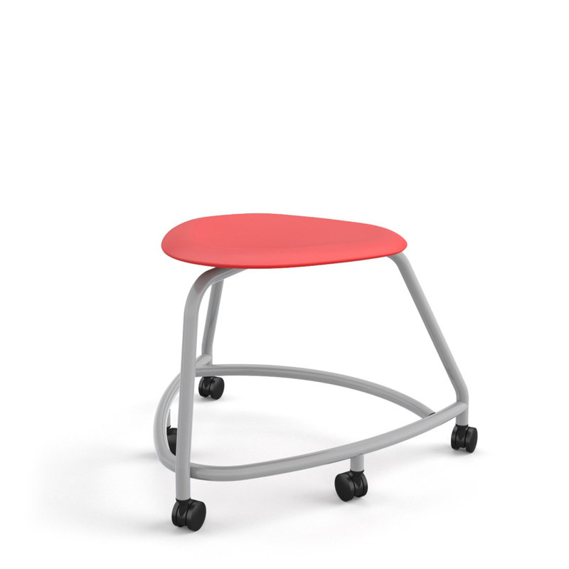 Chaise 360, roulettes rigides, Navy, 18", Roulettes souples