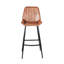 Theressa Upholstered Counter Stool with Metal Frame-179284571