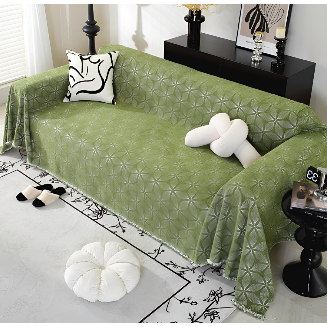 Chenille Sofa Cover Cloth, Cat-Scratch Resistant Sofa Mat Ivy Bronx 