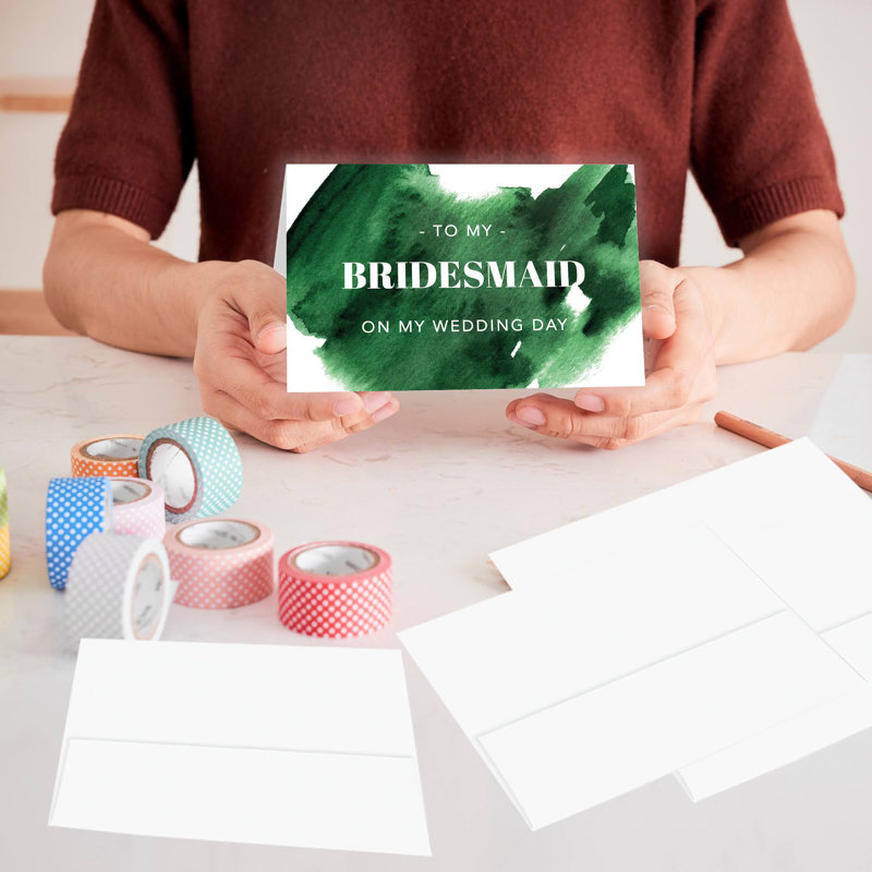 Ensemble de cartes-cadeaux de mariage avec enveloppes
