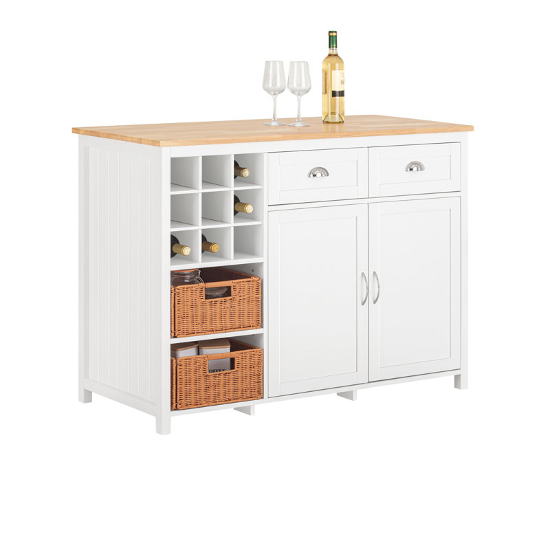Ayshe Wood Kitchen Island