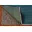 Tapis de couloir bleu sarcelle moderne Gabbeh 3 x 10