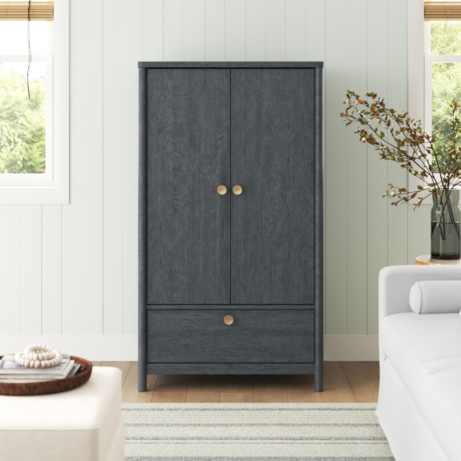 Sand & Stable Ayva Manufactured Wood Armoire | Wayfair