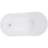 54" x 28" Freestanding Soaking Acrylic Single Slipper Bathtub with Reversible Drain-50886269
