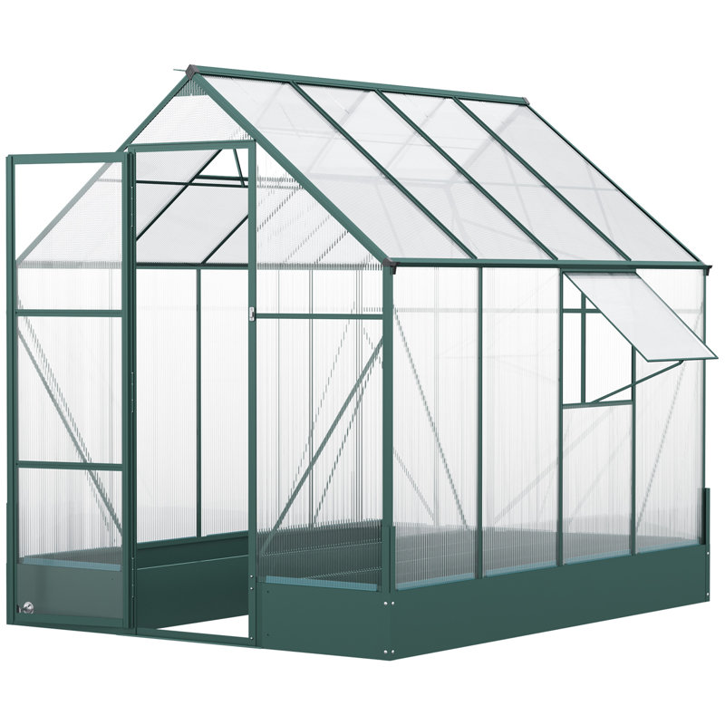6.3' W x 8.2' D Greenhouse