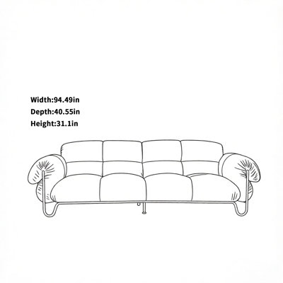 Creative Black Sofa