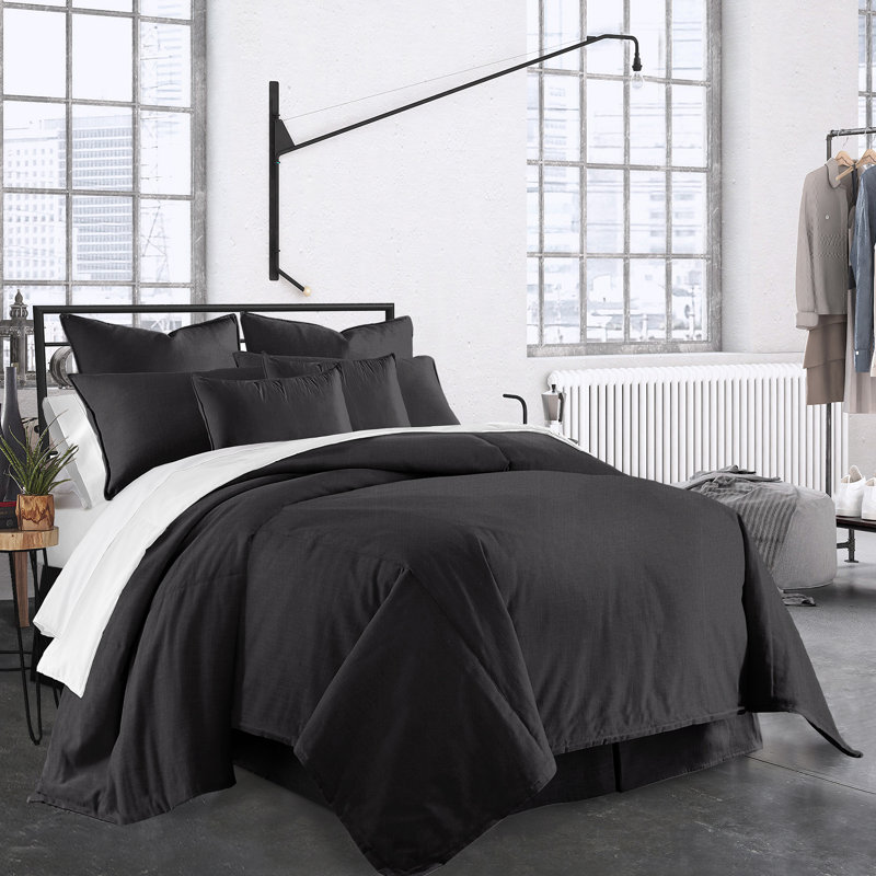 Carter Comforter Set, Queen Comforter + 2 Shams + 2 Throw Pillows, Natural