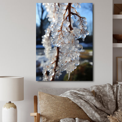 «Icy Tree in Winter II», reproduction sur toile