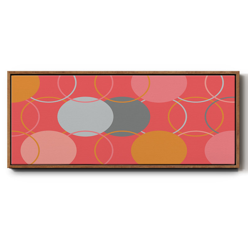 Geometric Circles- Framed Canvas