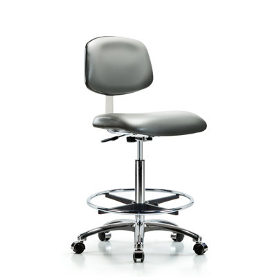 Chaise de travail en vinyle Pawsner