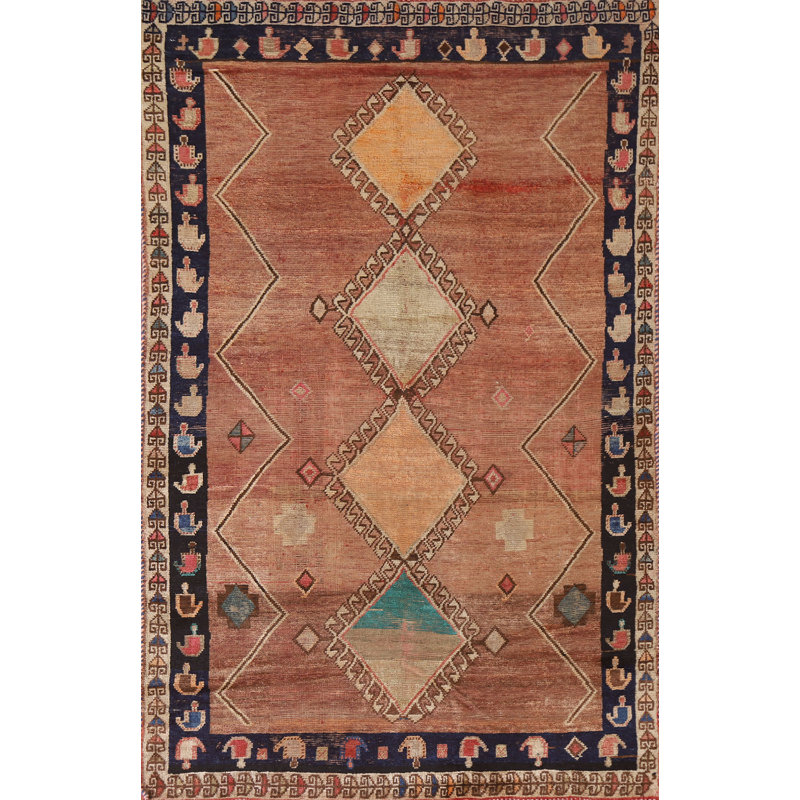 Tapis perse Gabbeh Qashqai 4 x 7