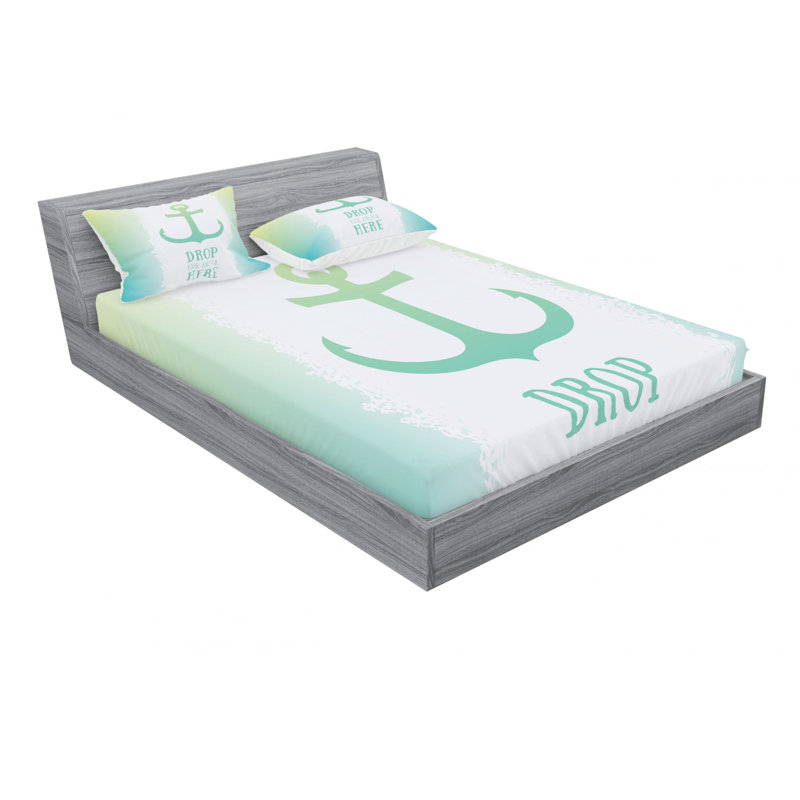 Microfiber Sheet Set, Queen Sheet Set with Fitted Sheet