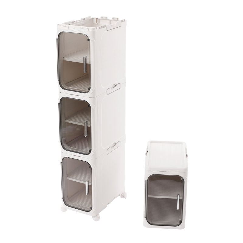 Armoire de salle de bain autoportante 4 niveaux