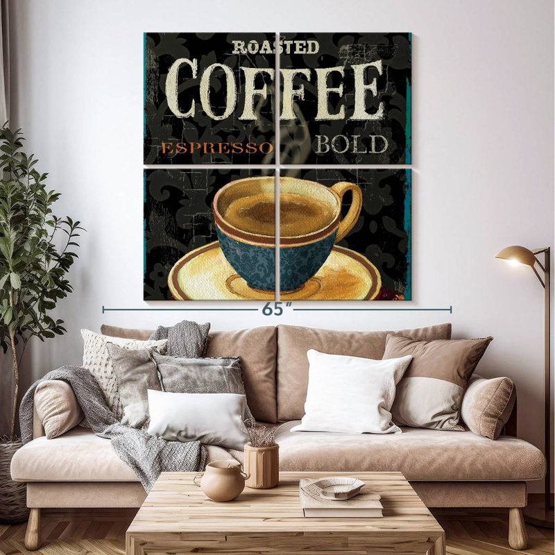 Kema Today's Coffee IV, 50" H x 50" W